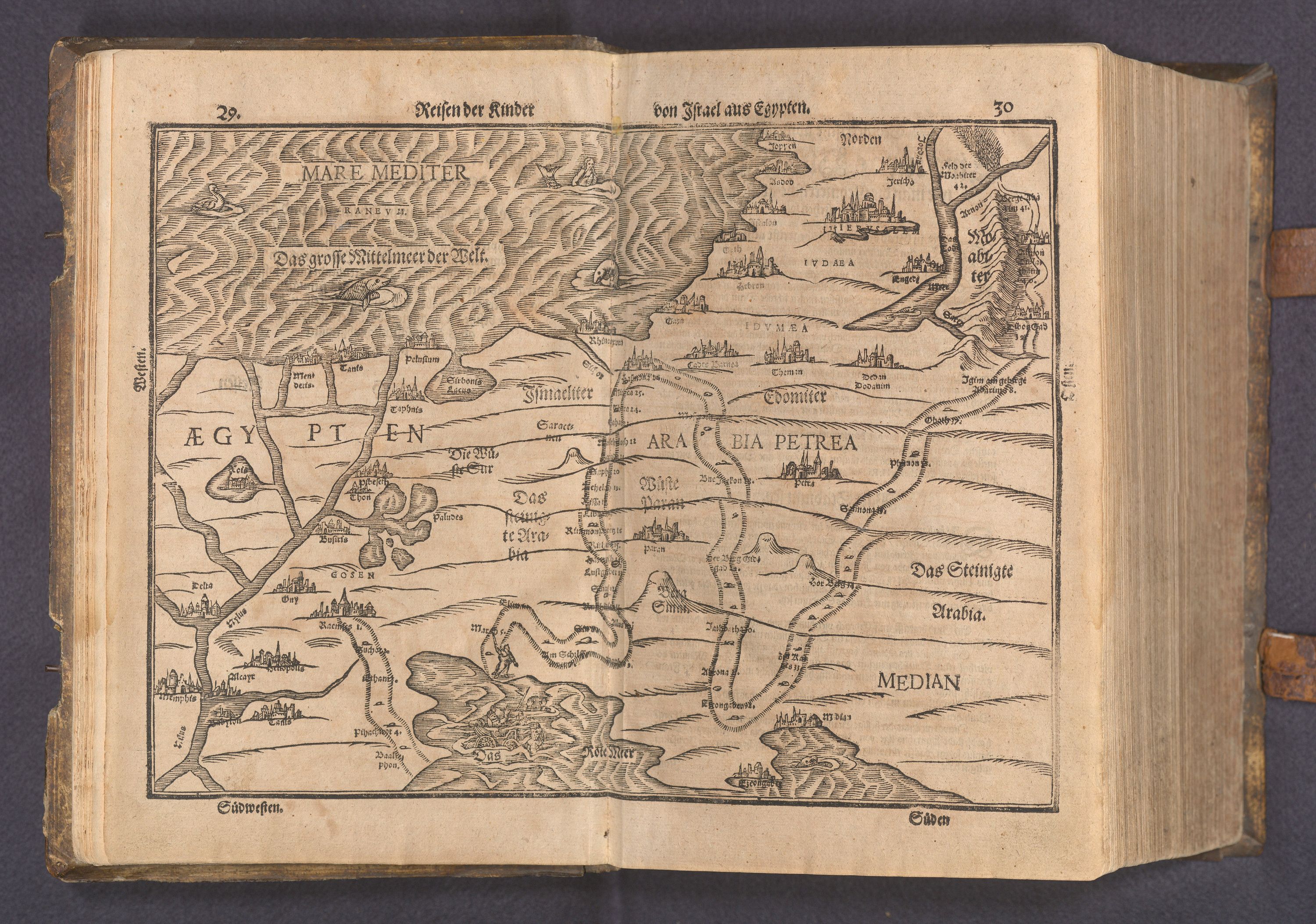 Median or Medra Persian Empire, 1589, Bunting, Heinrich
